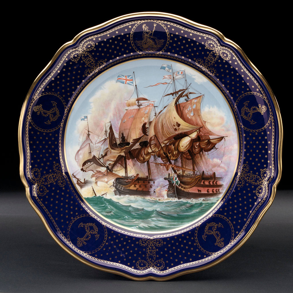 Detail of Bone china plate by Spode Ltd.
