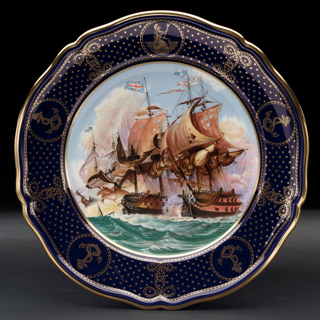 Detail of Bone china plate by Spode Ltd.