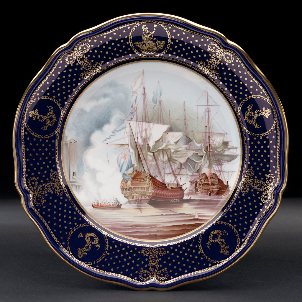 Detail of Bone china plate by Spode Ltd.