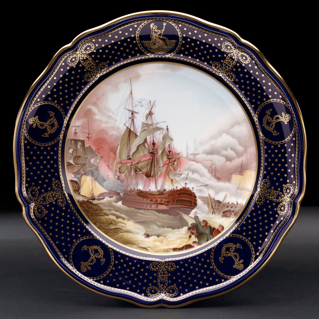 Detail of Bone china plate by Spode Ltd.