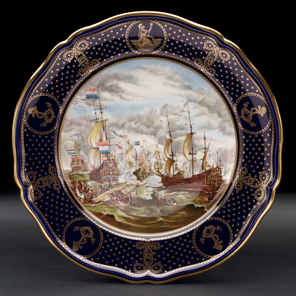 Detail of Bone china plate by Spode Ltd.
