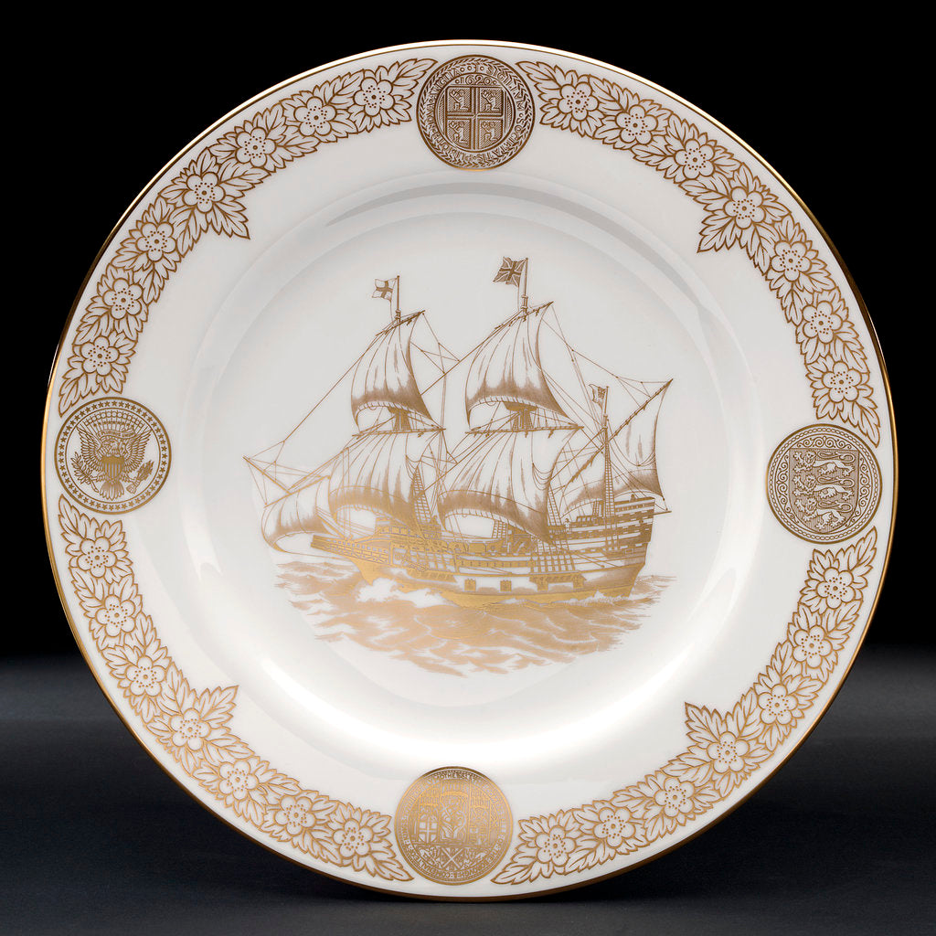 Detail of Plate by Josiah Spode