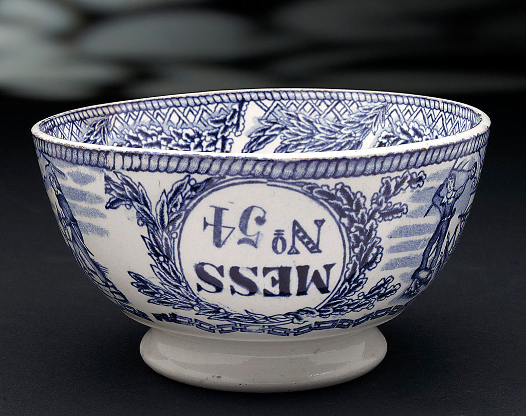 Detail of Earthenware bowl by Bovey Tracey Pottery Company