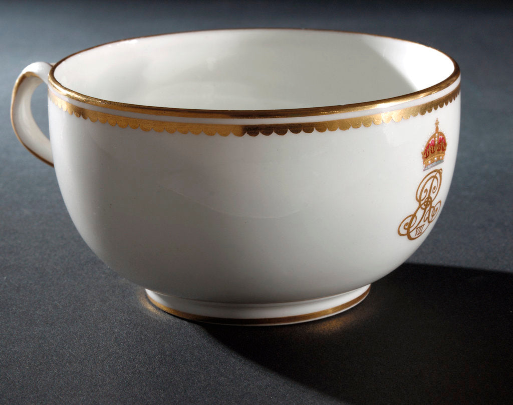 Detail of Porcelain cup by Royal Crown Derby Porcelain Co