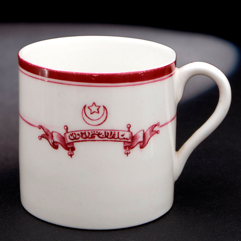 Detail of Porcelain coffee cup by unknown