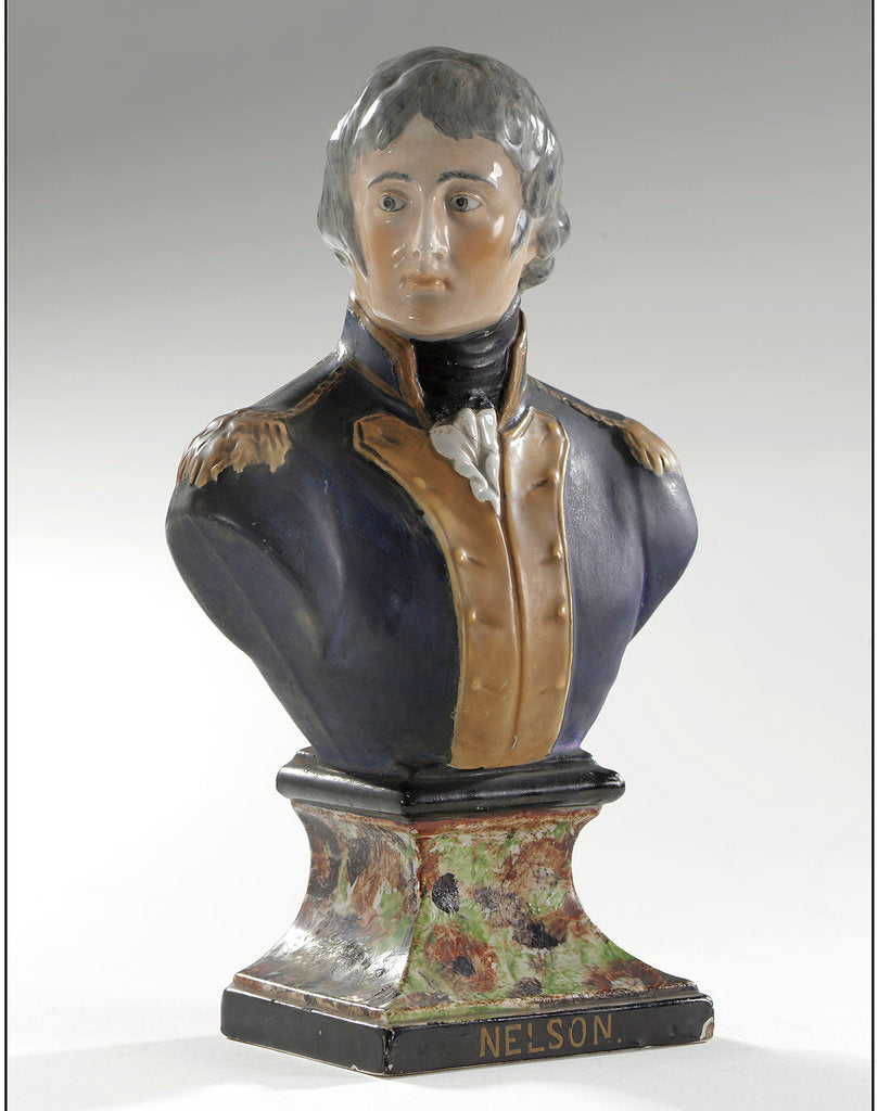 Detail of Bust depicting Vice-Admiral Horatio Nelson (1758-1805) by unknown