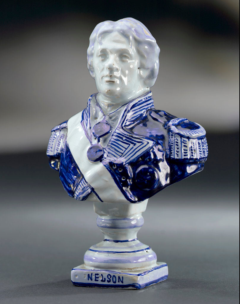 Detail of Bust depicting Vice-Admiral Horatio Nelson (1758-1805) by unknown