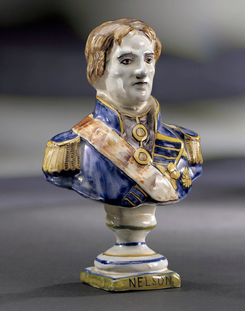 Detail of Bust depicting Vice-Admiral Horatio Nelson (1758-1805) by unknown