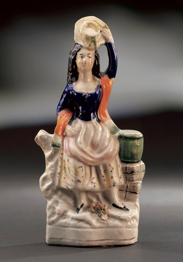 Detail of Earthenware figure of a lass by unknown