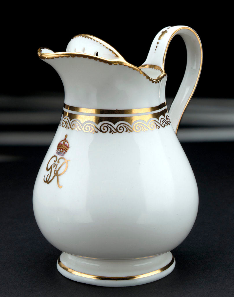 Detail of Porcelain jug by Royal Crown Derby Porcelain Co