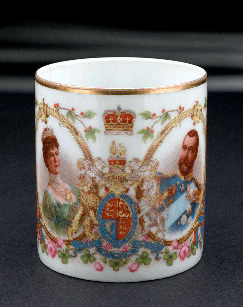 Detail of Porcelain mug by unknown