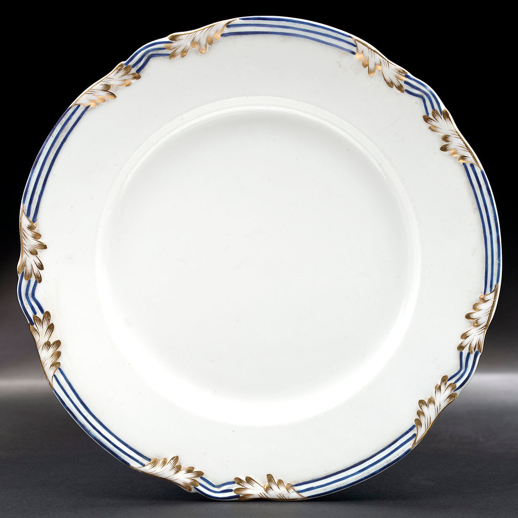 Detail of Porcelain plate by unknown
