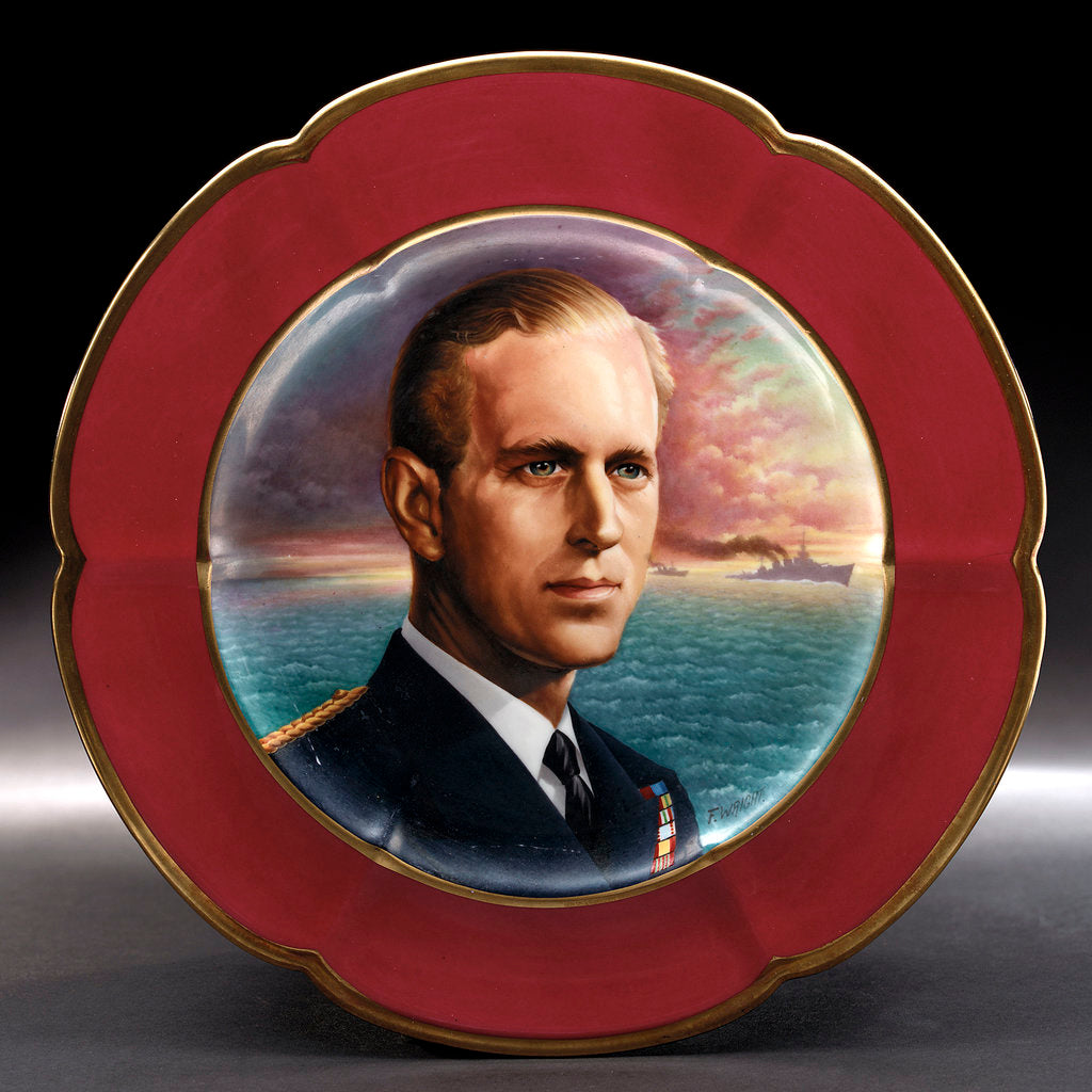 Detail of Bone china plate by Jackson & Gosling Ltd.