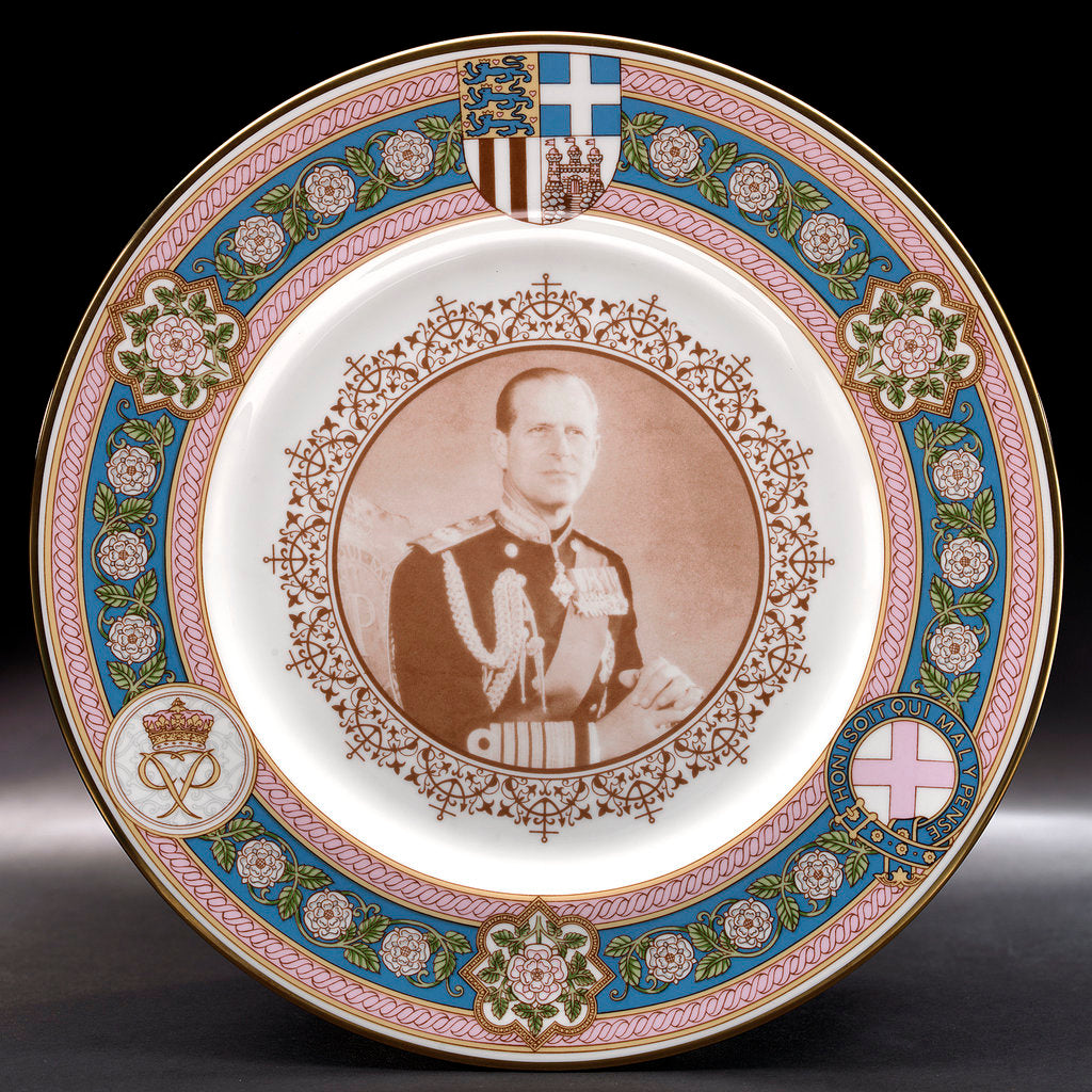Detail of Porcelain plate by Caverswall China Co. Ltd.