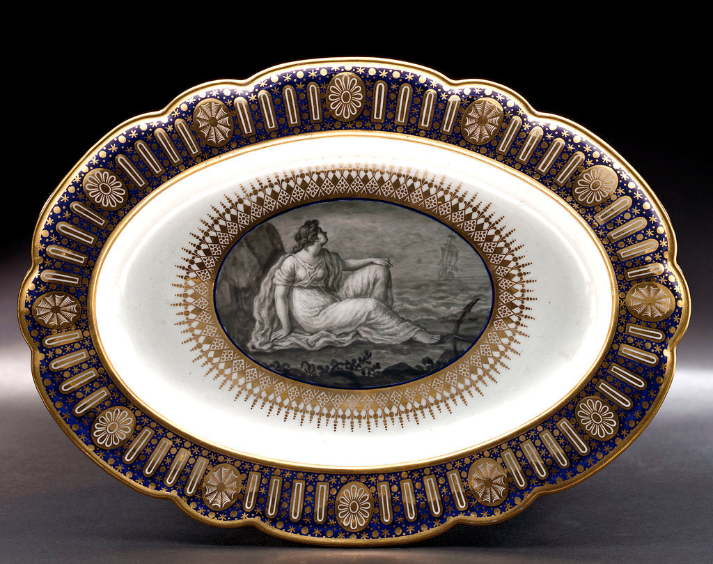 Detail of Dish, part of a service belonging to HRH the Duke of Clarence, later William IV (1765-1837) by Thomas Flight