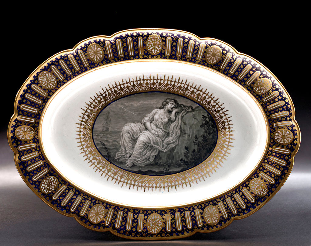 Detail of Dish, part of a service belonging to HRH the Duke of Clarence, later William IV (1765-1837) by Thomas Flight
