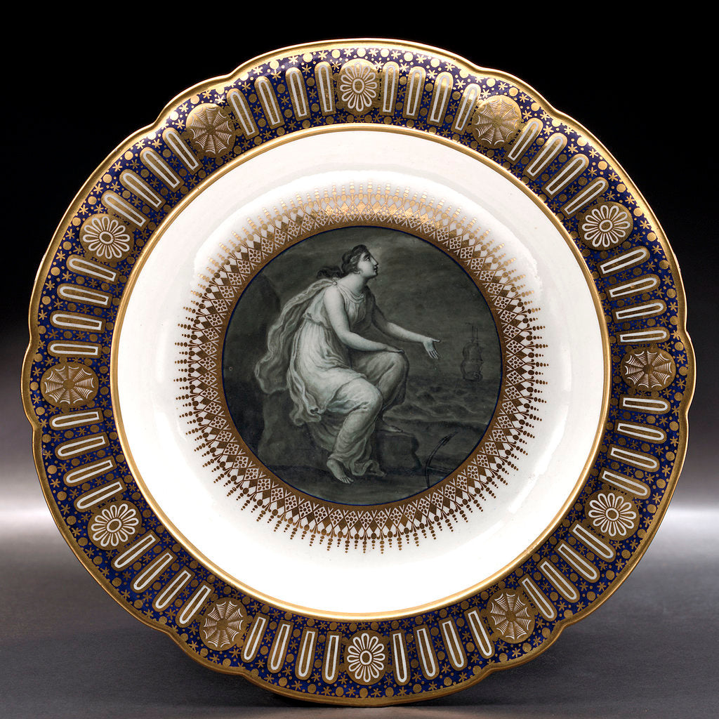 Detail of Soup plate, part of a service belonging to HRH the Duke of Clarence, later William IV (1765-1837) by Thomas Flight