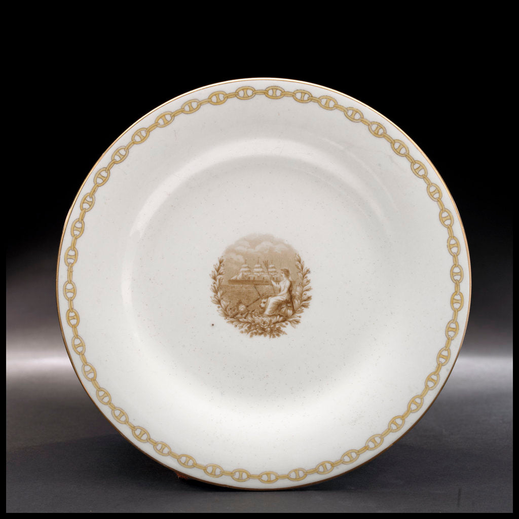 Detail of Dinner plate by Kerr & Binns