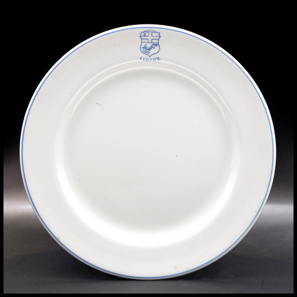 Detail of China plate by Josiah Wedgwood & Sons Ltd.