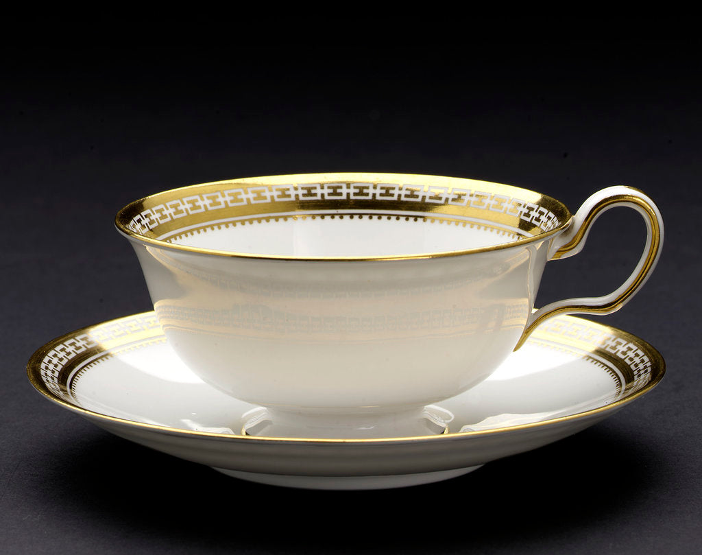 Detail of Saucer and cup by W.T. Copeland & Sons Ltd.