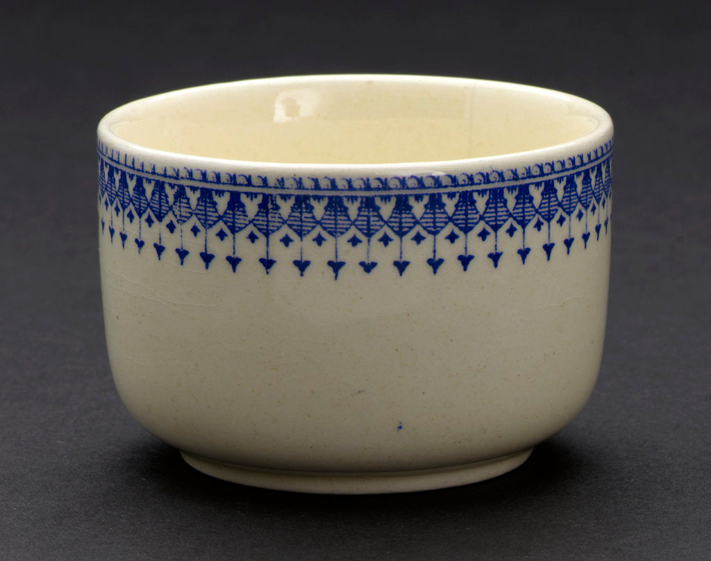 Detail of Earthenware sugar bowl by unknown