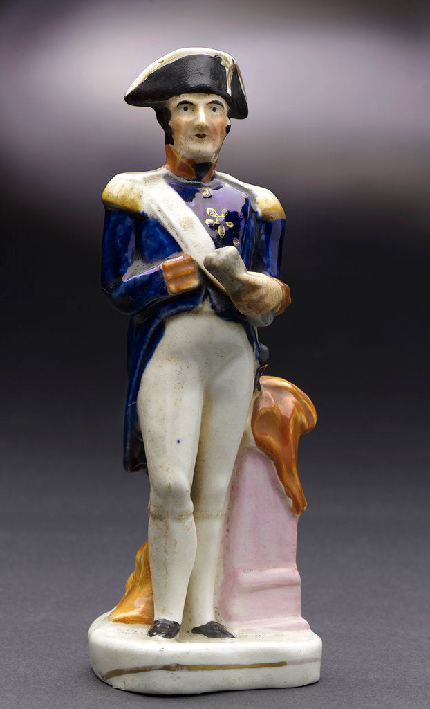 Detail of Figure of Vice-Admiral Horatio Nelson (1758-1805) by unknown