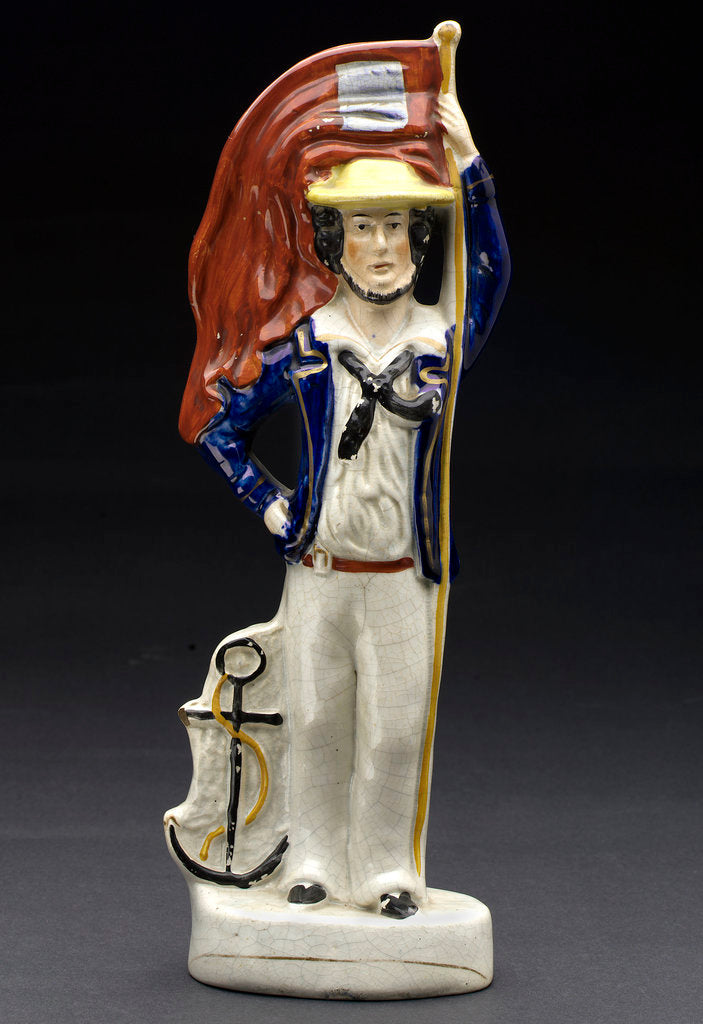 Detail of Earthenware figures of sailor by unknown