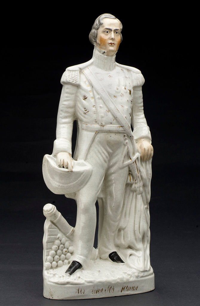 Detail of Earthenware figure by unknown