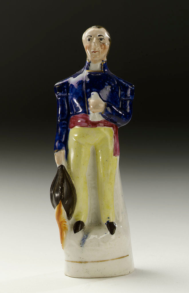 Detail of Earthenware figure by unknown