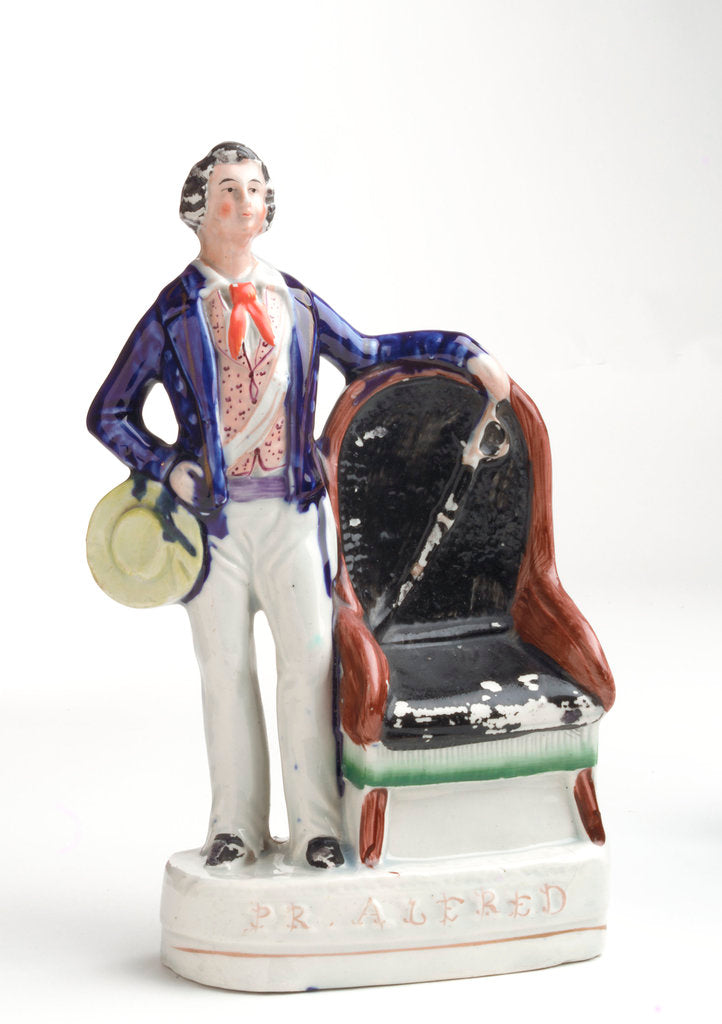 Detail of Staffordshire figure by unknown