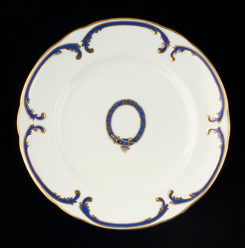 Detail of Plate used on RY 'Osborne' (1870) by John Rose & Co.