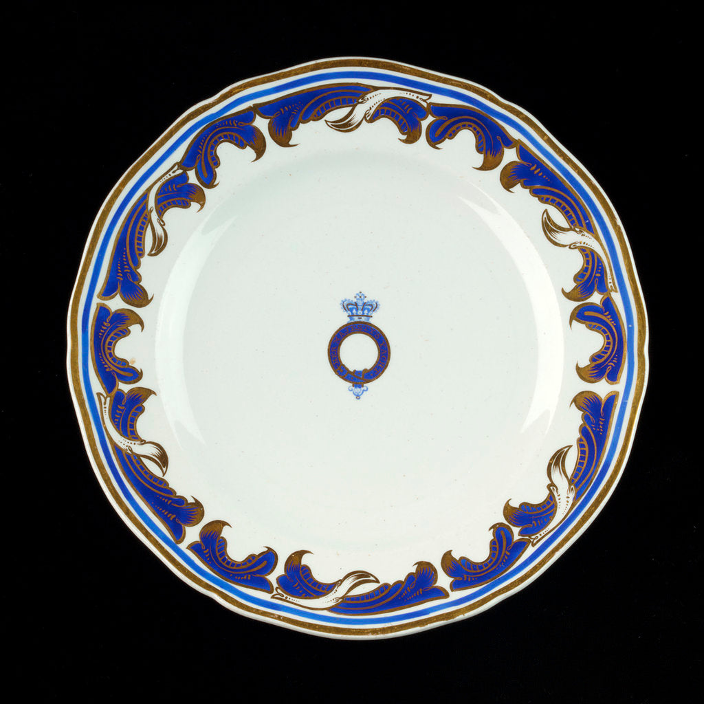 Detail of Plate used on RY 'Osborne' (1870) by W.T. Copeland & Sons Ltd.