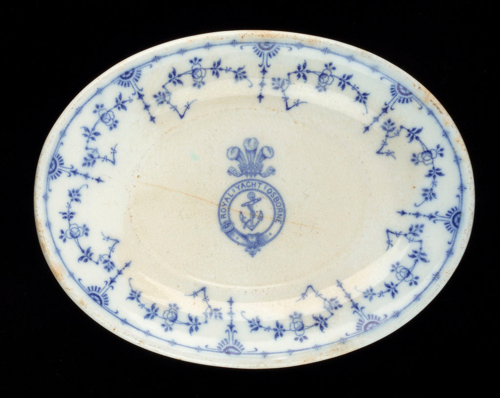 Detail of Stand used on RY 'Osborne' (1870) by Minton