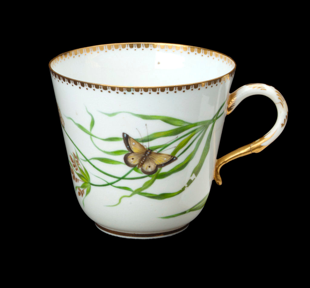 Detail of Cup used on RY 'Alberta' (1863) by Worcester Royal Porcelain Co.