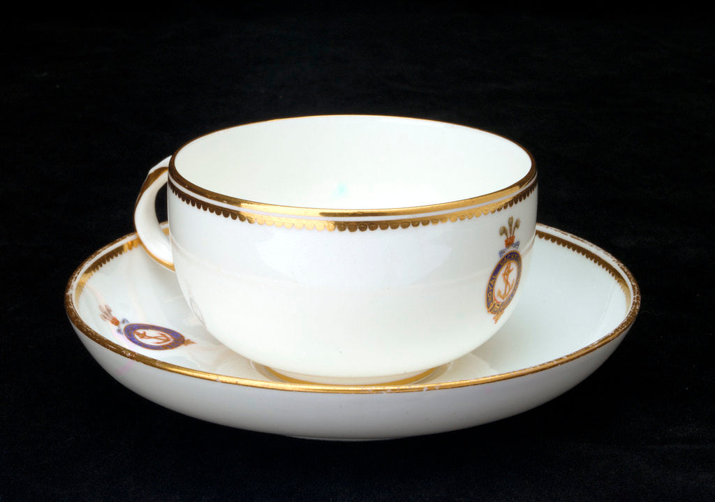 Detail of Cup used on RY 'Osborne' (1870) by Derby Crown Porcelain Co. Ltd.