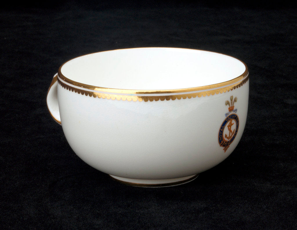Detail of Cup used on RY 'Osborne' (1870) by Derby Crown Porcelain Co. Ltd.