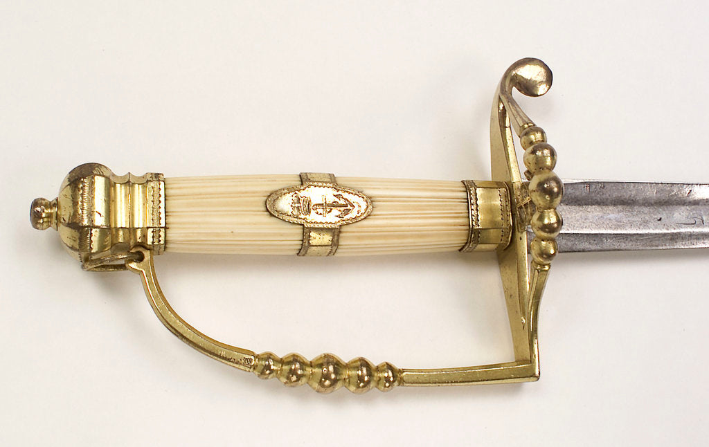 Detail of Five-ball hilted dress sword by unknown