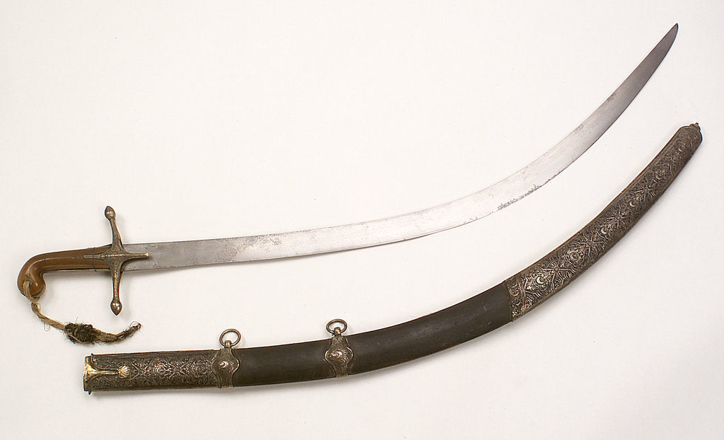 Detail of Scimitar which belonged to Captain Edward Crofton by unknown
