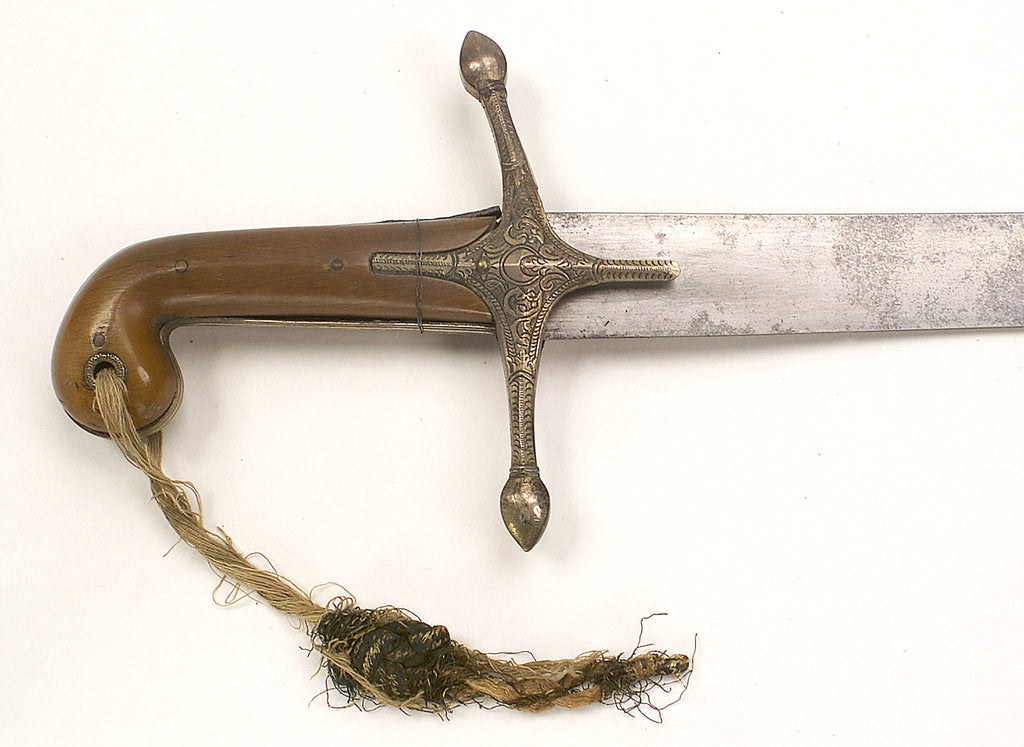 Detail of Scimitar which belonged to Captain Edward Crofton by unknown