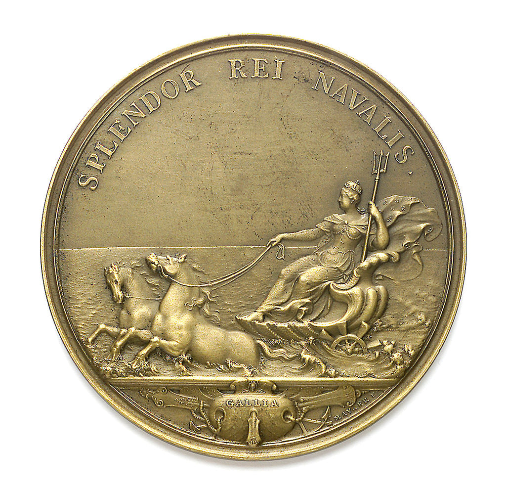 Detail of Medal commemorating the Bureau Veritas centenary 1828-1928; obverse by Mauger