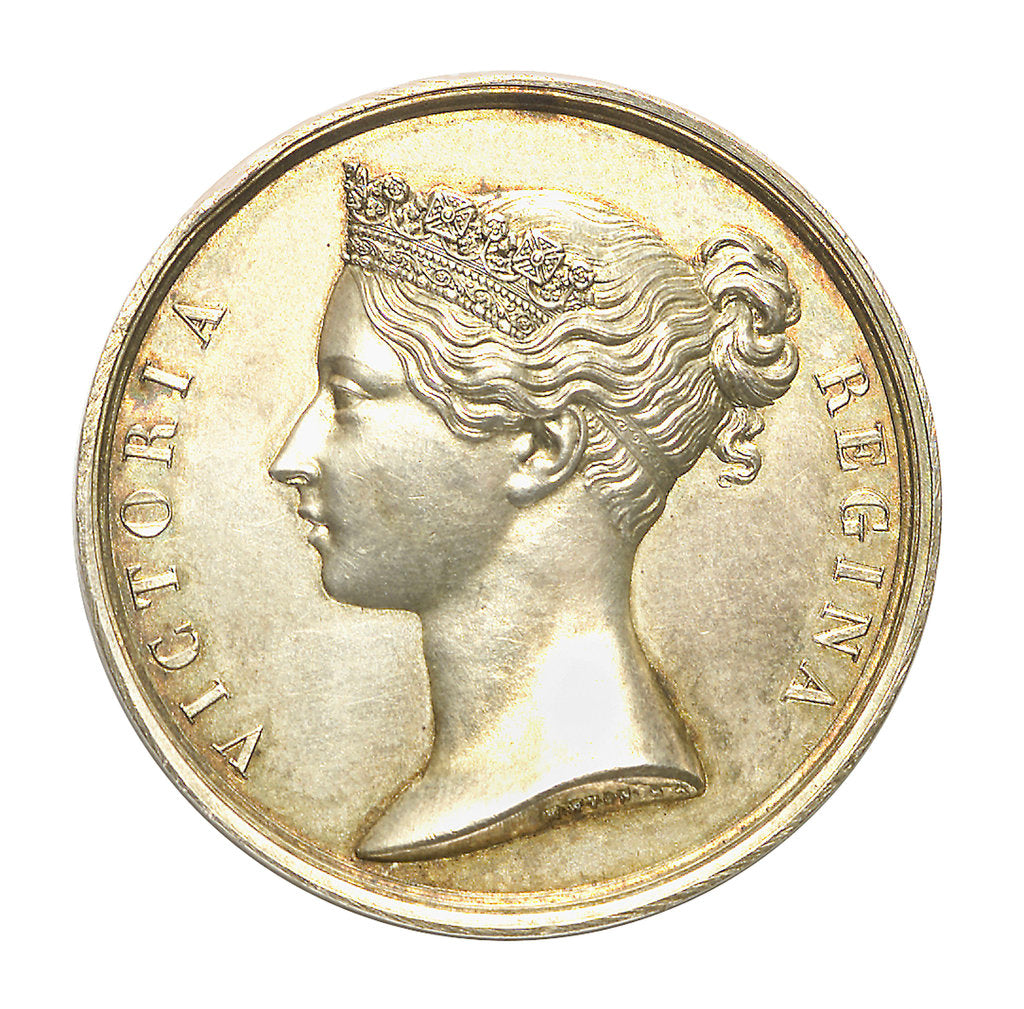 Detail of Naval General Service Medal; obverse by W. Wyon
