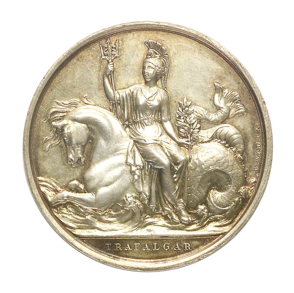 Detail of Naval General Service Medal; reverse by W. Wyon