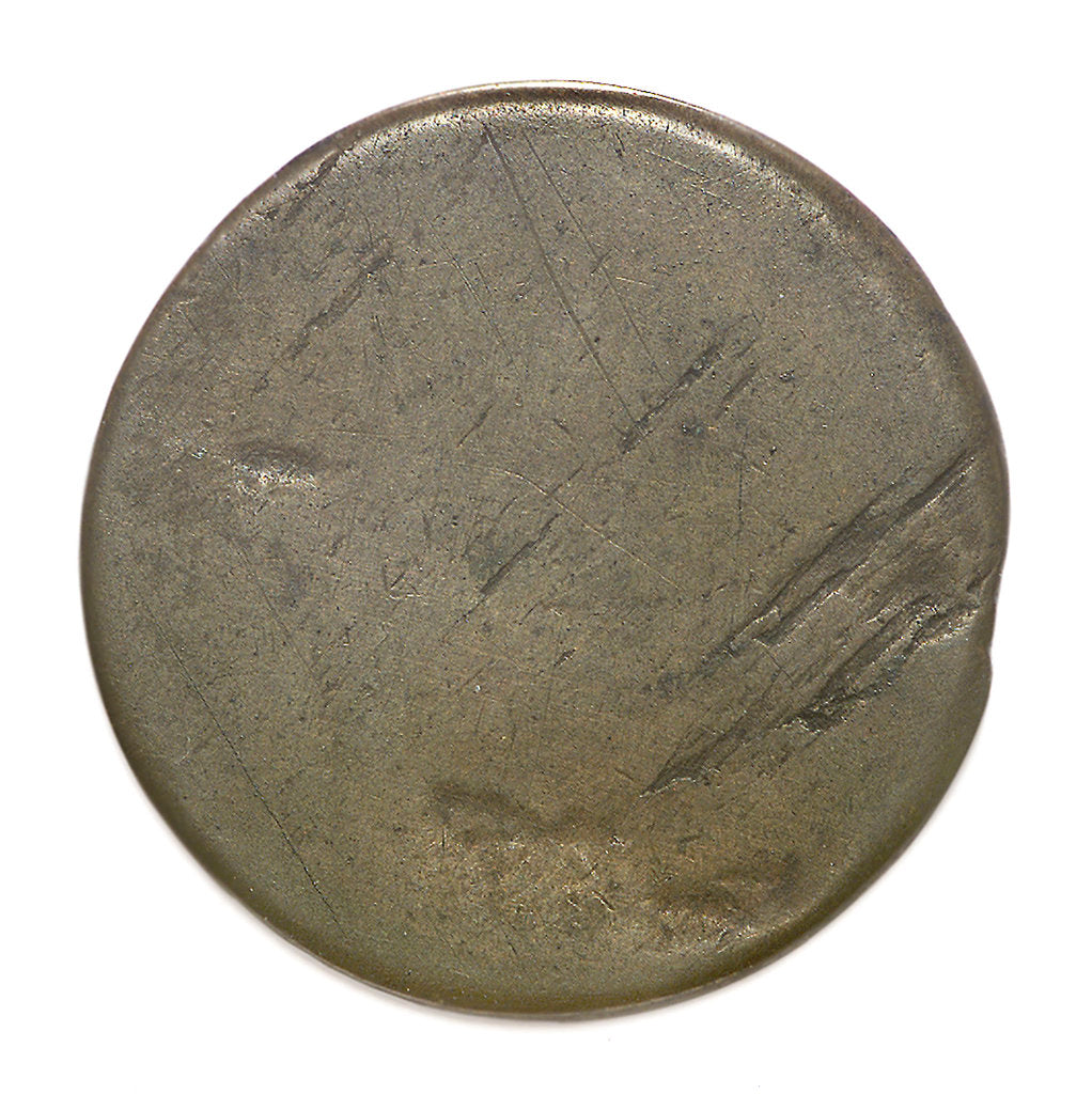 Detail of Halfpenny; obverse by unknown