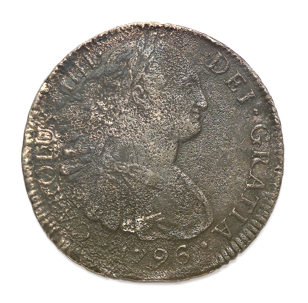 Detail of Eight reales; obverse by unknown