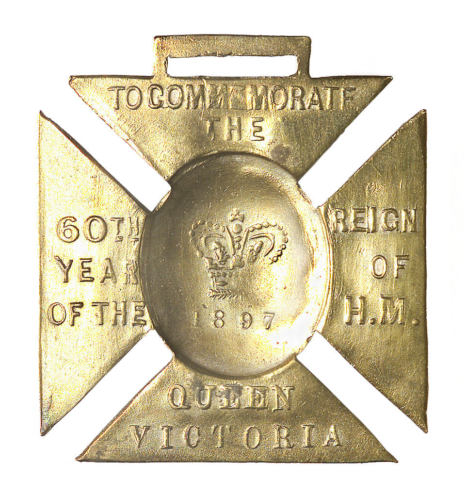 Detail of Medal commemorating Queen Victoria's Diamond Jubilee 1897; reverse by unknown