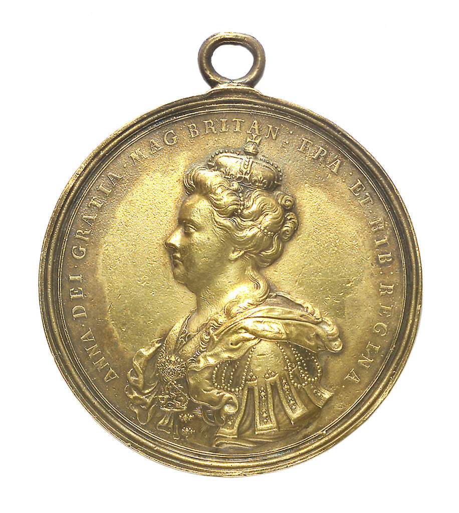Detail of Naval Reward Medal to Captain James Lempriere; obverse by unknown