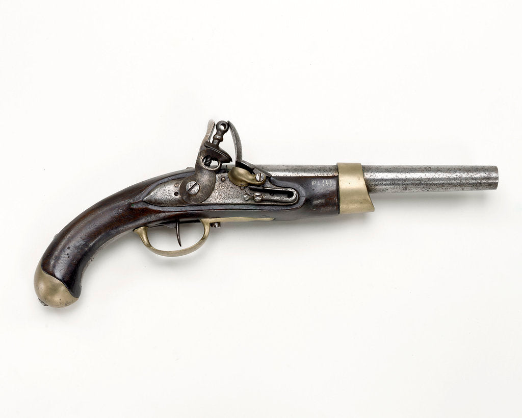 Detail of Pistol by Manufacture Nationale de St Etienne