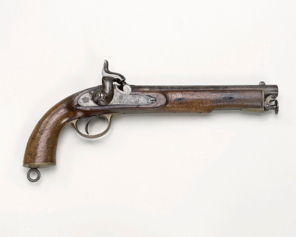 Detail of Percussion pistol, 1856 pattern by unknown