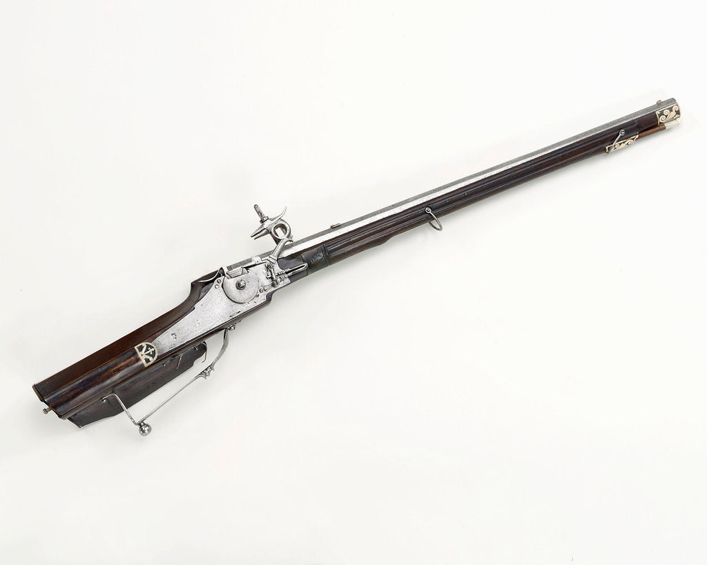Detail of Wheellock rifle by unknown