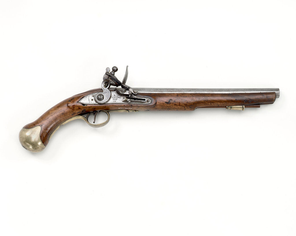 Detail of Flintlock pistol by unknown